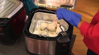 Butterball XXL Digital 22 lb Indoor Electric Turkey Fryer by Masterbuilt with Stacey Stauffer [upl. by Quirita]