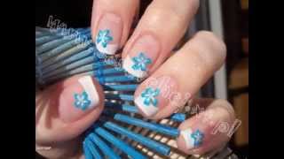 Kwiatki  Wzorki na paznokcie  flower nail art designs ideas  Basevehei [upl. by Bloem]