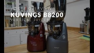 Kuvings B8200 Wide Feed Slow Juicer  Juicer Overview [upl. by Arutnev249]