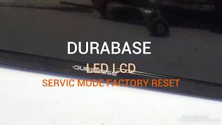 Durabase LED LCD ALL SERVICE MODE Factory Reset [upl. by Beverlee]