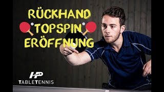 Rückhand Topspin auf Unterschnitt  Unregelmäßige Tischtennis Übung [upl. by Aitan796]