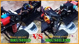 RC MN86KS Motor Brushed VS Outrunner Brushless  Torsi Test [upl. by Desta]