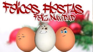 Felices fiestas Feliz Navidad  Con 3 Huevos Oficial [upl. by Marlie435]