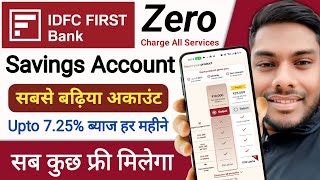 IDFC First Bank Savings Account Zero Charge IDFC First Bank 10k amp 25k Savings Account Full Review [upl. by Eenahs]