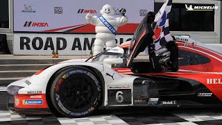 Doublestinting Michelin tires to the finish help 6 Porsche Penske score IMSA Road America victory [upl. by Cronin749]