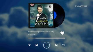 ragheb alama  nasini el donya slowed  reverb [upl. by Nived]