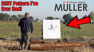 Pattern Test with 20 ga Franchi Affinity and Muller Decoy Choke [upl. by Mckee]