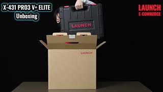 LAUNCH X431 PRO3 V ELITE Unboxing Video [upl. by Ahtnamys495]