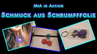 DIY Schmuck aus Schrumpffolie [upl. by Muriel142]