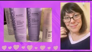 Premium Quality Keranique Shampoo Conditioner and Follicle Serum Kit for Colored and Thinning Hair [upl. by Nash]