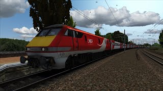 Lets play Train simulator classic Newcastle  Edinburgh Waverley [upl. by Aileahcim]