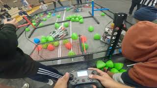 Our First robotics tournament  QUAL 1 [upl. by Silevi]