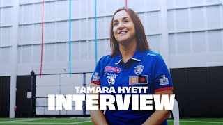 We can shape our own narrative  TAMARA HYETT becomes our new AFLW COACH [upl. by Akirdnahs]