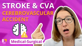 Stroke amp Cerebrovascular Accident CVA  MedicalSurgical  Nervous System  LevelUpRN [upl. by Inimak]