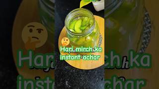 instant Hari mirch achar shortsfeed shortsvideo [upl. by Nevarc948]