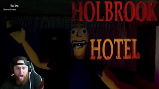 quotSurviving the Terrifying Horrors of Holbrook Hotel  Scary Game Lets Playquot [upl. by Calore]