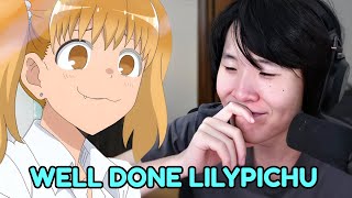 Toast Reacts to Lilypichu Becomes VA in Nagatoro [upl. by Folly]