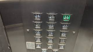 Floor 26 enabled Kone traction lifts at WBJ Tower 1 in Bondi Junction NSW Australia [upl. by Nemsaj]