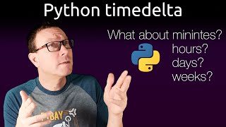 Get minutes hours and days from Python timedelta  A Python Short by Michael Kennedy [upl. by Assetan410]