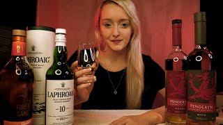 ASMR Whisky Tasting Session  Laphroaig Glenfiddich [upl. by Jaqitsch]