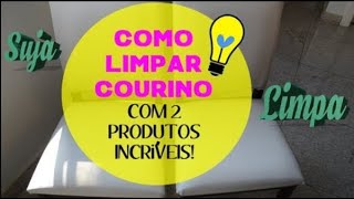 Como limpar cadeiras e como limpar sofá de materiais sintéticos  Por Dona Perfeitinha [upl. by Wolcott925]