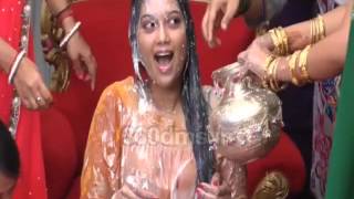 Digangana Suryavanshis Unique Birthday Celebration  Gets Bathed in Milk amp Wears A Tiara [upl. by Zosima]