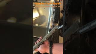 Granite Crack Repair process  granite adhesive [upl. by Yarezed]