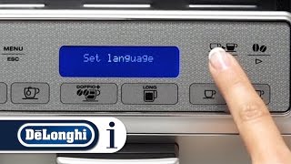 How to Set Languages on Your DeLonghi Autentica ETAM 29620 Coffee Machine [upl. by Clintock]