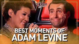 ADAM LEVINES BEST moments as a coach in 16 SEASONS of The Voice [upl. by Erwin]