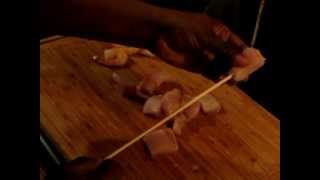 Chef King Louie Live Mai Mai Fish amp Jumbo Shrimp kebab Part 1 [upl. by Koeninger]