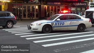 NYPD Police Cars Responding collection [upl. by Iatnwahs667]