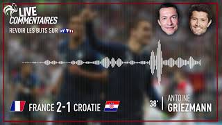 France 21 Croatie  les commentaires de GMargotton et BLizarazu sur le but de Griezmann [upl. by Ettennig]