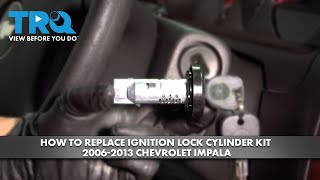 How to Replace Ignition Lock Cylinder 20062013 Chevrolet Impala [upl. by Ambrogino187]