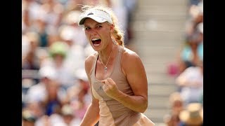 US Open 2016 In Review Caroline Wozniacki [upl. by Eardnoed756]