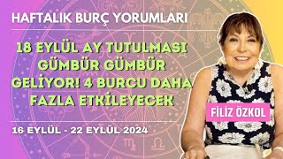 18 Eylül Ay tutulması gümbür gümbür geliyor 4 burcu daha fazla etkileyecek  16  22 Eylül 2024 [upl. by Ayekel44]