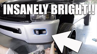 LED POD INSTALL IN 4TH GEN BUMPER Best Kit For The Money [upl. by Nassi]