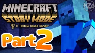 Epic Battle  Minecraft Story Mode  Episode 1 Part 2 Lets Play Playthrough [upl. by Leakim]