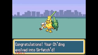 How To Evolve Farfetchd into Sirfetchd in Pokemon Radical Red [upl. by Dammahom]