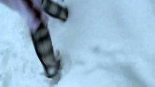 Mit GummistiefelRubberbootsWellies oder Rainboots im Schnee 1 [upl. by Llehsor]