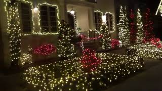 Dyker Heights Christmas Lights Tour with A Slice of Brooklyn Bus Tours December 3 2021 [upl. by Hajan553]