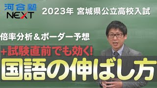 【速報！】2023年 宮城県公立高校入試 本出願倍率がいよいよ発表！ 全体傾向の分析とボーダーの予想をお届けします。 [upl. by Linoel]