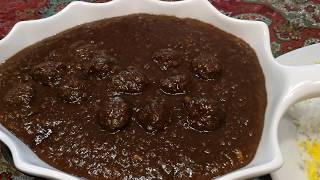 خوشمزه ترین خورشت فسنجان باکوفته قلقلی ،باطعمی دلچسب ولذیذ با آشپزخانه فریبا Fesenjan Stew [upl. by Kahler861]