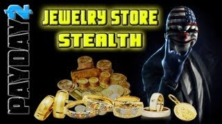 Payday 2 Coop  Parte 2 Missão Jewelry Store  OVERKILL  TOTAL STEALTH PTBR [upl. by Rebba]