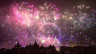 New Years Eve Fireworks BBC One HD 31 Dec 2014 23 55 00 [upl. by Deering357]