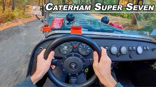 1987 Caterham Super Seven 1700 POV  The Lightweight That Proves Less is More Binaural Audio [upl. by Inaliak]