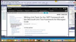 Test Driven Development with Visual Studio and MS Test [upl. by Vanhook]