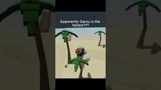 Garous the fastest roblox strongestbattlegrounds fyp trending [upl. by Anertal]