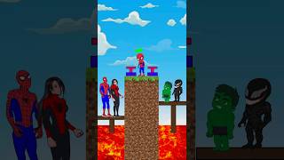 help spiderman save his parents and friends spiderman JOKER hulk superheroes [upl. by Sivolc]