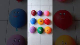 Nine Emoji Water Balloon Popping Reverse Video Asmr Satisfying [upl. by Anaihr]