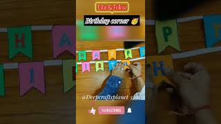 DIY  Birthday corner decoration paper crafts craft craftideas crafting DIY [upl. by Obediah]